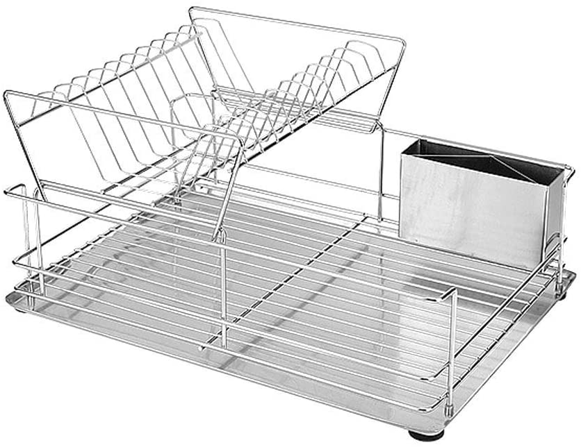 Chenbz Drain 304 Stainless Steel Tableware Hanging Storage European Cup Rack