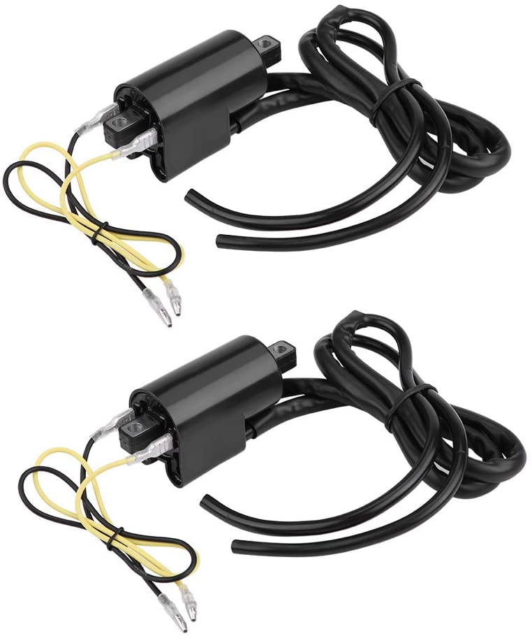 Ejoyous 2 Pcs Plastic Motorcycle Accessory Ignition Coil for Yamaha XJ550 XJ600 XJ650 XJ750 XJ900