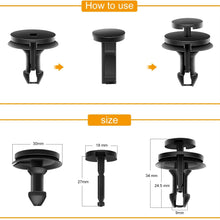 GOOACC Front Air Deflector Retainers Clips 15733971 for GM Chevrolet 15733971- 15PCS