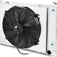 DNA Motoring RA-CAMARO68-3 3-Row Full Aluminum Radiator