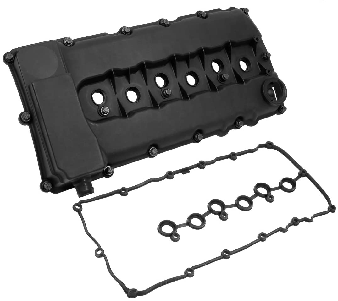 X AUTOHAUX 03H103429D Car Engine Valve Cover for Audi Q7 3.6L 2007-2010 for Volkswagen Touareg 3.6L 2007-2017