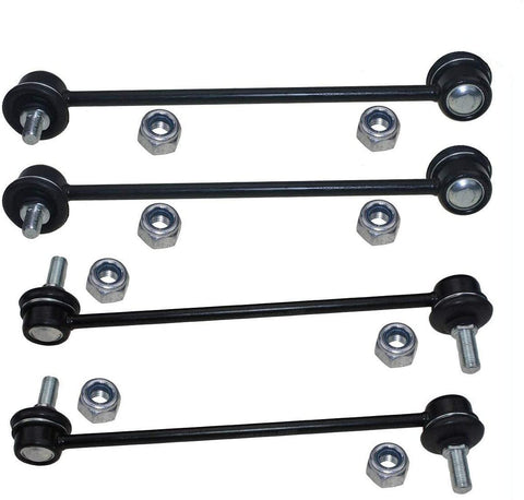 DLZ 4 Pcs Suspension Kit-2 Front 2 Rear Sway Stabilizer Bar Link Compatible with Avalon 2005-2012, Camry 2004-2006, Highlander FWD 2001-2003, Solara 2004-2008 K90344 K90345