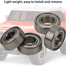 RC Car Bearing, Metal Sealed Bearing Ball Bearing Rolling Bearing Oil Bearing Kit for Tamiya CC01 1/10 RC Car(Silver Gray)