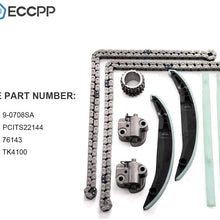 ECCPP Timing Chain Kit fits for 2006 2009 for ford Fusion for Lincoln Zephyr for Mazda 6 Mercury Mariner Milan 3.0L 9-0708SA TK4100