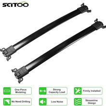 SCITOO fit for Chevy Equinox for GMC Terrain 2010-2017 Aluminum Alloy Roof Top Cross Bar Set Rock Rack Rail