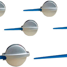 Tanin Auto Electronix Blue Needles with Silver Base for Chevrolet Silverado, Tahoe & GMC Sierra Speedometer Gauge (Set of 7 Qty)