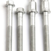 SCITOO Compatible with Cylinder Head Gasket Bolts Fit for Buick Century Rendezvous for Chevrolet for Oldsmobile Alero Cutlass Silhouette for Pontiac 12V VIN E J