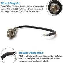 Oxygen Sensor 234-4209 Upstream or Downstream with 3/8 Inch Drive by 7/8 Inch offset Oxygen Sensor Socket for Toyota Camry 4Runner RAV4 Corolla Lexus ES300 ES30H NX200T NX300H Pontiac Vibe Replacement