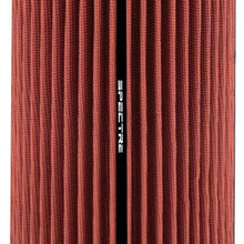 Spectre Universal Clamp-On Air Filter: High Performance, Washable Filter: Round Tapered; 4 in (102 mm) Flange ID; 10.719 in (272 mm) Height; 6 in (152 mm) Base; 5.125 in (130 mm) Top, SPE-HPR0882