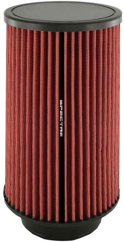 Spectre Universal Clamp-On Air Filter: High Performance, Washable Filter: Round Tapered; 4 in (102 mm) Flange ID; 10.719 in (272 mm) Height; 6 in (152 mm) Base; 5.125 in (130 mm) Top, SPE-HPR0882