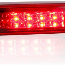 For 99-06 Chevrolet Silverado/GMC Sierra 1500-3500, 2007 Chevrolet Silverado/GMC Sierra 1500-3500&HD Classic, 01-06 Chevrolet Silverado/GMC Sierra 1500-3500HD Rear Roof Center LED Third Brake Lights