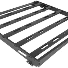 Hooke Road F150 Roof Rack Cargo Carrier Compatible with Ford Raptor & F-150 Super Crew 2009 2010 2011 2012 2013 2014 Pickup Truck