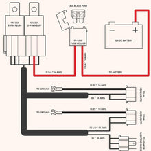 Octane Lighting H4 100w Ceramic Fused PnP Heavy Duty Automotive Wiring Harness Headlight Foglight Booster Relay 12v