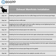 ECCPP Exhaust Manifold Gasket Kit Passenger Side Right RH Fit for 2005-2014 for Ford Expedition Lincoln Navigator 2005-2010 for Ford F-150 F-250/F-350 Super Duty Lobo 5.4L