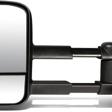 DNA Motoring TWM-003-T111-BK Pair of Towing Side Mirrors