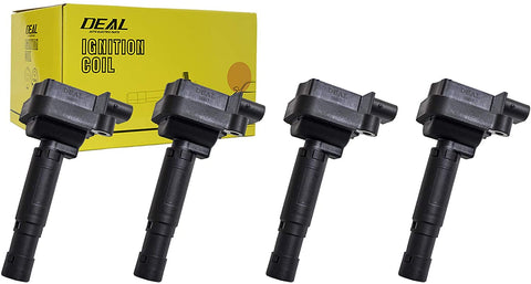 DEAL Pack of 4 New Ignition Coils For 2003-2005 Mercedes-Benz W203 C230 1.8L L4 Replacement# UF555 IC635 C1690