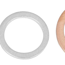 X AUTOHAUX 12pcs Oil Drain Plug Gaskets Replacement for Toyota 12157-10010 90430-24003 90430-18008