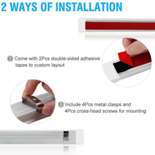 UPGRADED LED Interior Light Bar, MIHAZ 108LED 12V Universal Light Strip with ON/OFF Switch for RV Van Truck Lorry Camper Boat Caravan Motorhome (2 Pcs)