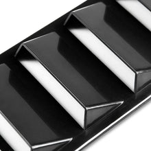 2x Euro Style Custom Black Decorative Air Flow Intake Turbo Bonnet Hood Side Vent Cover 3M Adhesive Tape Stick On Compatible with Toyota Honda Nissan Mazda Subaru Suzuki Car SUV Pickup Truck