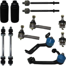 Detroit Axle - 12-PC Front Suspension Kit Ford Explorer/Ranger - 10-Year Warranty - 2-Piece Design Upper Control Arms & Ball Joint, 2 Lower Ball Joints - Torsion Bar Suspension Models Only……
