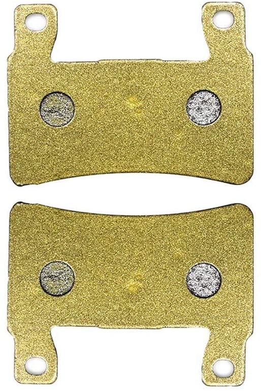 Yuanyuan 4X Brake Pads Fit for FIREBLADE CBR900 RR VTR 1000 SP-1 (SP45) CB1300 Gold/Gray