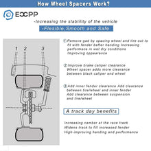 ECCPP 4X 5x114.3 hub Centric Wheel spacers 5x4.5 to 5x4.5 12x1.25 66.1mm 1 fits for Infiniti Q45 Q50 Q60 Q70 Q70L for Infiniti Q40 Q45 Q5 Q60 Q70