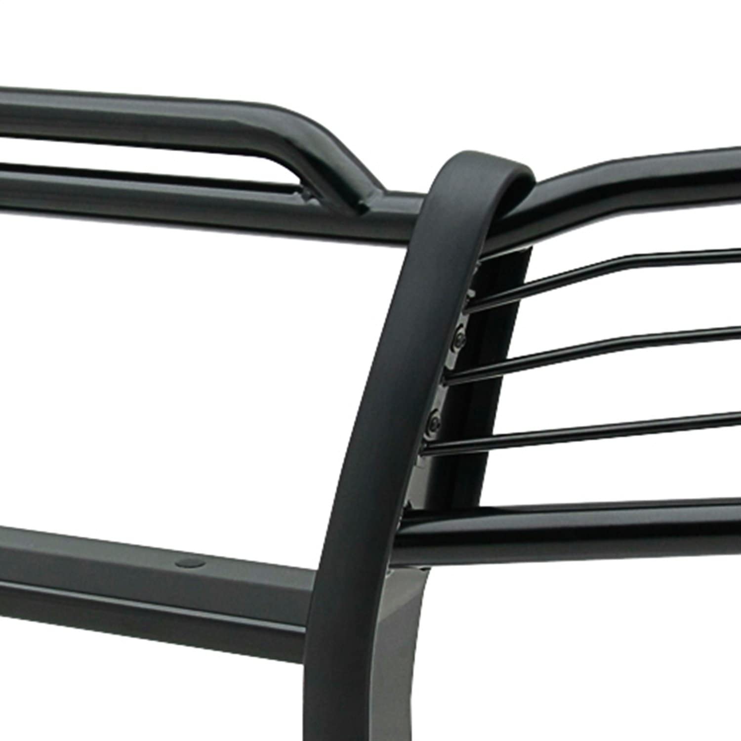 Westin 40-1605 Sportsman Tough Black Powdercoat Finish Steel Grille Guard - 1 Piece