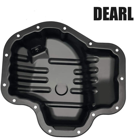 Engine Oil Pan W/Drain Plug for L4 2.4L 05-10 TC / 02-06 Camry / 09-13 Corolla / 01-06 Highlander / 09-13 Matrix / 04-05 Rav4 02-06 Solara (01 02 03 04 05 06 07 08 09 10 11 12 13