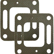 Xinghai Gasket 27-860233 27-863724 Compatible with Mercruiser Quicksilver Exhaust Manifold Elbow Gasket 18-0897(2 Pack)