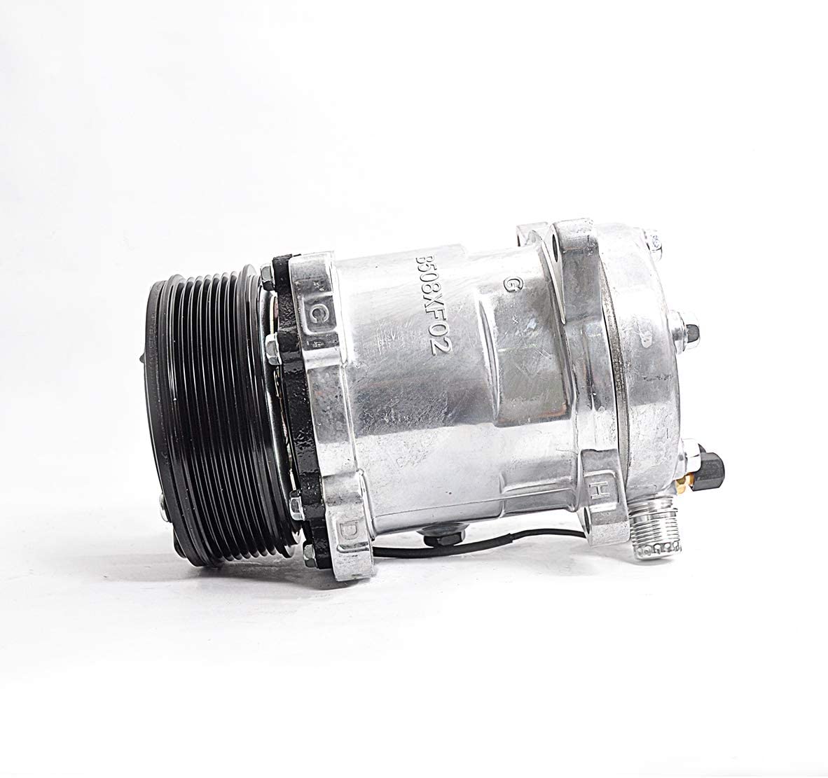 FKG AC Compressor and A/C Clutch CO 9537C SD508 fit for 1985-1990 Jeep Wrangler