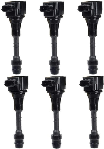 A-Premium Ignition Coils Pack Replacement for Infiniti Q45 2002-2006 M45 2003-2004 M45 2006-2010 FX45 2003-2008 V8 4.5L VK45DE 4-PC Set