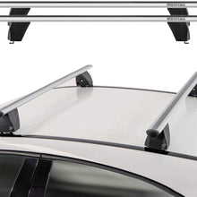 Roof Rack Cross Bars Lockable Luggage Carrier Fixed Point Roof Cars | Silver Aluminum Cargo Carrier Rooftop Bars | Automotive Exterior Accessories Fits Subaru Impreza 2017-2021