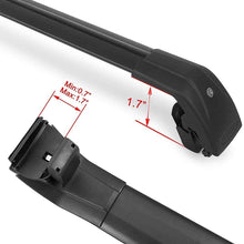 Chebay Fits for Mitsubishi Eclipse Cross 2018 2019 2020 2021 Crossbar Cross bar Roof Rail Roof Rack Rail Rack Black