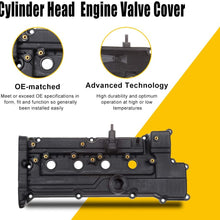 OCPTY Valve Cover Gasket Set Replacement fit for 06-11 Hyundai Accent 1.6L DOHC L4 16V 06-11 Kia Rio 1.6L DOHC L4 16V 22441-26801 264-990 Valve Covers