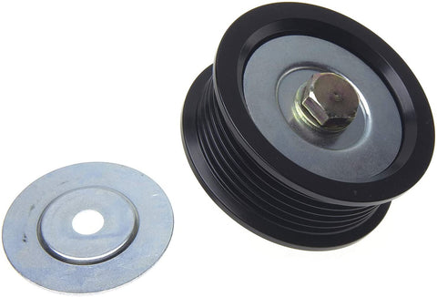 ACDelco 36303 Professional Flanged Idler Pulley with Bolt, 2 Dust Shields, Insert, Retainer, and Washer