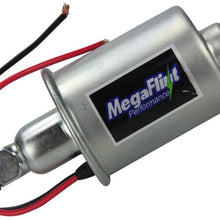 Megaflint+ E8012S 12V Universal Electric Fuel Pump Low Pressure 5-9 PSI For Gas Diesel Inline HEP-02A