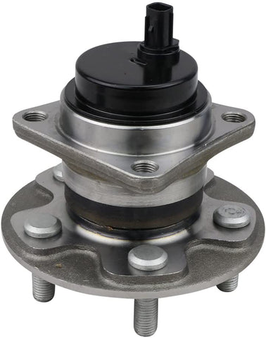 CRS NT512403 New Wheel Bearing Hub Assembly, 1 Piece, Rear Left (Driver)/ Right (Passenger), for 2009-2010 Pontiac Vibe, Toyota 2009-2013 Matrix/ 2009-2016 Corolla