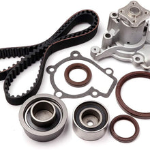 ANGLEWIDE TBK284 Timing Belt Water Pump Kits Replacement for 1999-2006 Hyundai Elantra 1999-2001 2003-2006 Hyundai Tiburon 2005 Hyundai Tucson 2004-2006 Kia Spectra 2005-2006 Kia Spectra5