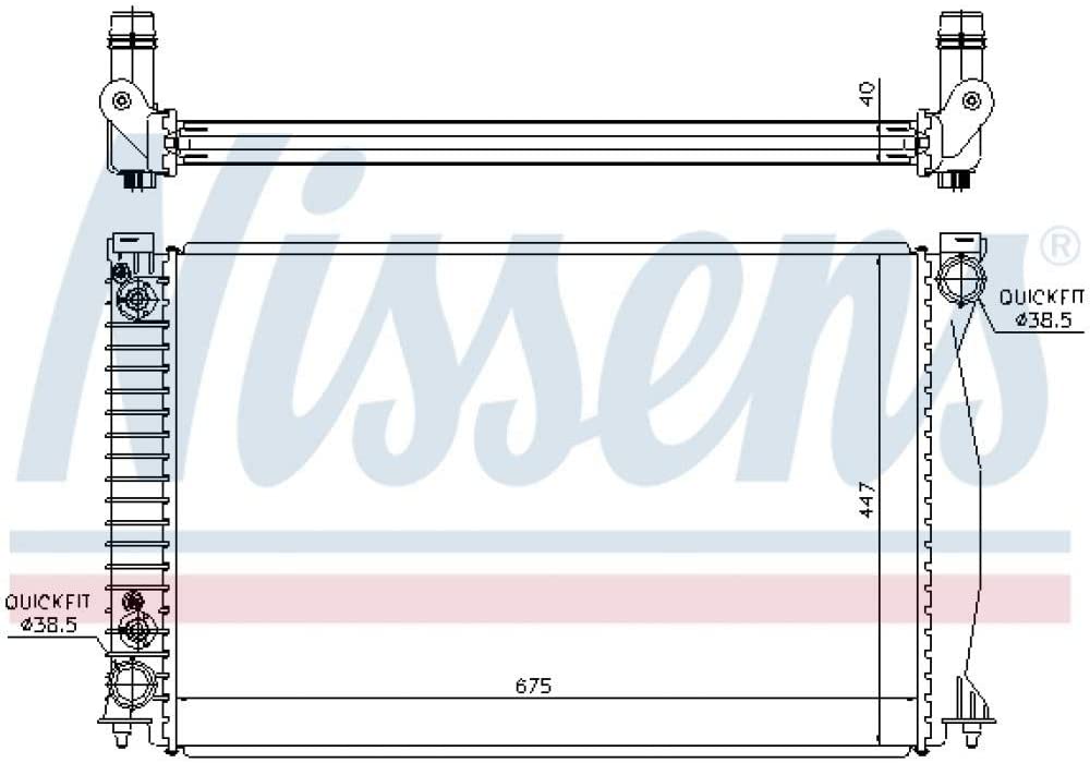 Nissens 60328 Radiator, engine cooling
