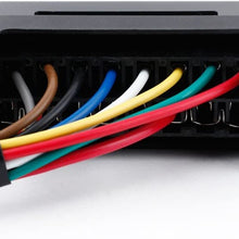 KKmoon 8 Way DC32V Circuit Blade Fuse Box Fuse Block Fuse Holder ATC ATO 2-input 8-ouput Wire for Bus Ship Tanker Trailer Car Coat