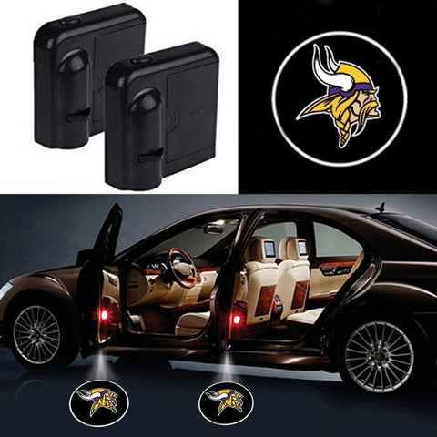 2Pcs Car Door Led Welcome Laser Projector Car Door Courtesy Light for Pittsburgh Steelers Suitable Fit for all brands of cars (Pittsburgh Steelers)