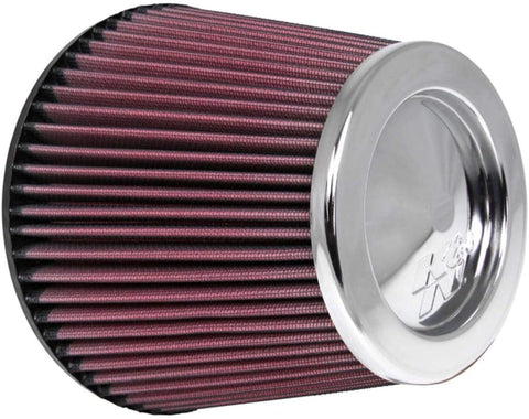 K&N Universal Clamp-On Air Filter: High Performance, Premium, Washable, Replacement Filter: Flange Diameter: 6 In, Filter Height: 6 In, Flange Length: 0.625 In, Shape: Round Tapered, RF-1043