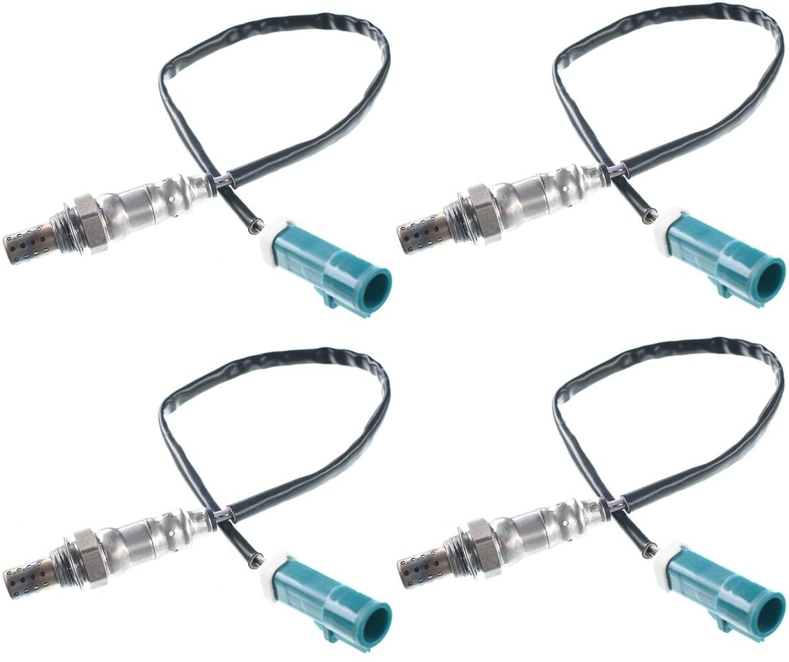 Set of 4 Front and Rear Oxygen Sensor for Ford F-150 2004-2008 Explorer Sport Trac 2004-2005