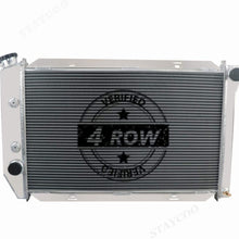 CoolingSky 4 Row Full Aluminum Radiator for 1969-1973 Ford Mustang LTD Galaxie Fairlane Torino &Multiple V8 Cars