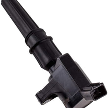 MAS 8 Pack Curved Boot Ignition Coil DG508 Compatible with Ford Lincoln Mercury 4.6L 5.4L V8 C1454 C1417 FD503 DG457 DG472 DG491 F523