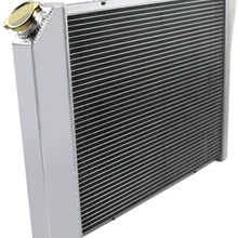 OzCoolingParts 68-87 Chevy & Oldsmobile & Pontiac Radiator Fan Shroud Kit, 3 Row Full Aluminum Radiator + 16" Fan w/Shroud & Relay Wiring Kit for 1968-1987 Chevy Camaro Chevelle Nova and More