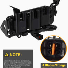 QYL Ignition Coil Pack Replacement for Santa Fe Tiburon V6 2.7L 27301-37110 C1352 UF-357 UF-425