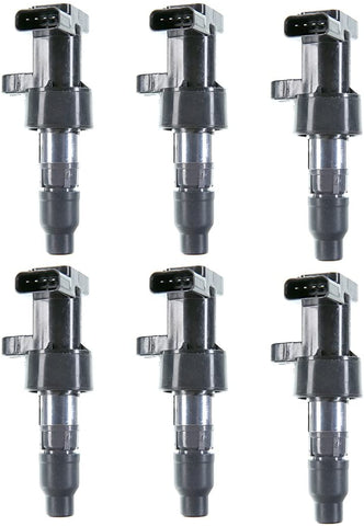 Set of 6 Ignition Coils Pack for Jaguar X-Type 2001-2008 S-Type 2003-2008