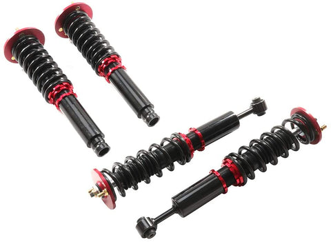 cciyu Coilover Suspension Shock Absorbers Adjustable Coilovers Lowering Kit Fit for 2001-2003 Acura CL /1999-2003 Acura TL /1998-2002 Honda Accord