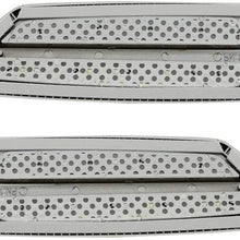 LSJVFK Car Air Flow Intake Grilles Hood Scoop Stickers Auto Bonnet Grille Vent Universal